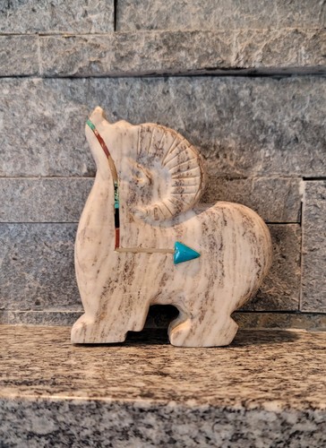 Vtg zuni fetish - carved, ram