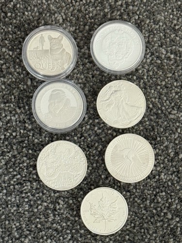 Silver coins 999 pure - coins,
