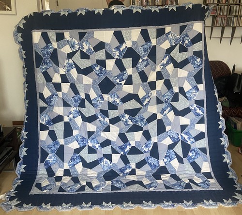 Arch quilt bedspread patchwork - arch,
