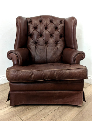 Armchair vintage chesterfield - armchair,