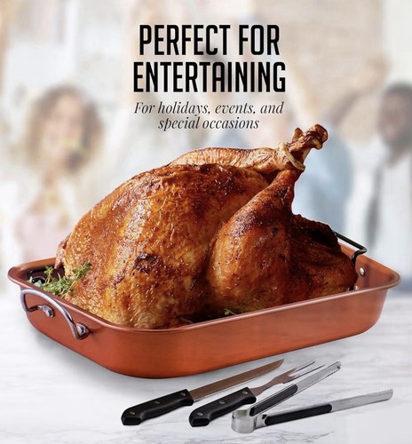 Ovenite non stick roasting pan - ovenite, non-stick