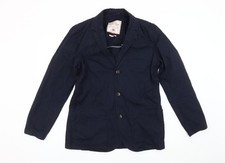 Fat Face Unisex Adults Blue Cotton Blazer Jacket Small