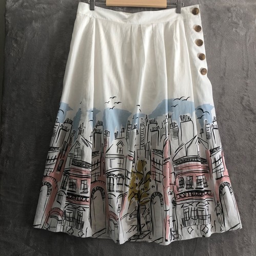 Boden linen cotton wrap - linen, skirt
