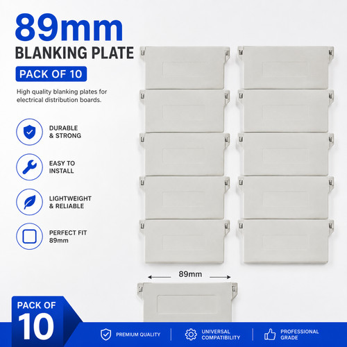 89mm blanking plate pack 10 - 89mm,