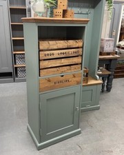 Wood Burner Log Store-Kindling FireWood Cupboard,farrow & Ball ,Kent Furniture