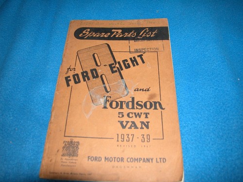 Ford parts list - ford,