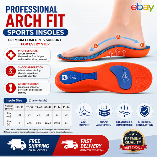 Orthotic insoles arch support - orthotic,
