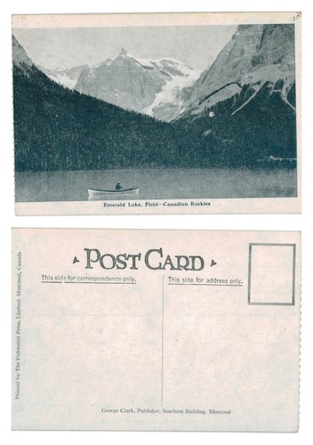 Postcard emerald lake - postcard,