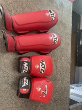 Kids Junior Youth Boxing Gloves and Pads Set Training Boxing Gloves