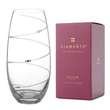 DIAMANTE Swarovski Barrel Vase