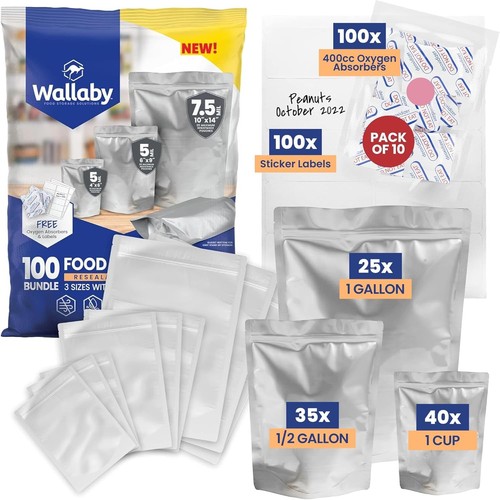 Wallaby 100ct multi - wallaby, mylar