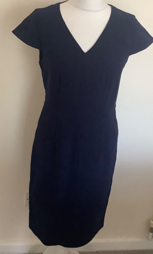 Jaeger dress navy lined - jaeger,