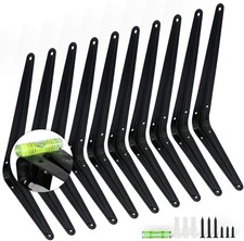 10Pcs Shelf Brackets 8" 10"