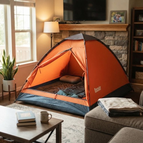 Spacious portable man tent - spacious,