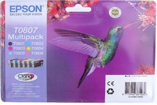 Genuine Epson T0807 Ink