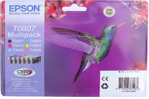 Genuine epson t0807 ink - t0807,