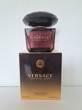 EMPTY Versace Crystal Noir Bottle 90ml Eau De Toilette Boxed