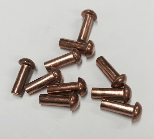 Copper snap round head - /,