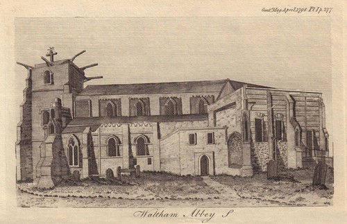 View waltham abbey - waltham, church