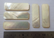 Mother Of Pearl Blank for Inlay / Jewellery Making 64 x 19 x 3 mm   Top Quality