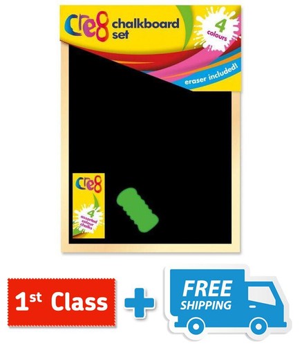 Chalkboard set with eraser and - chalkboard,
