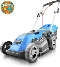 15"/38cm 1600W Electric Lawnmower Rear Roller Mulching 40L