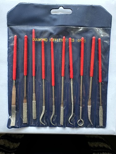 Diamond riffler files set - diamond,