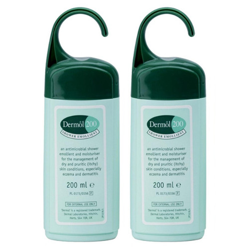 Dermol 200 shower emollient - 2x,