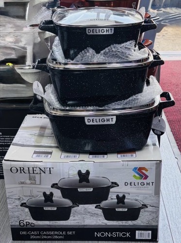 Piece black granite coating - 6-piece,