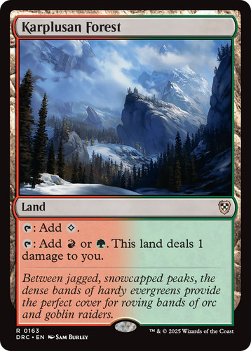 Mtg karplusan forest - karplusan,