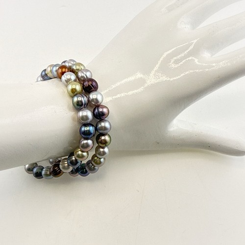 Honora pearl bracelet - pearl, stretch