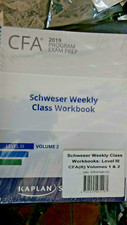 Kaplan Schweser CFA 2019 Exam
