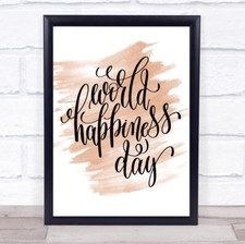 World Happiness Day Quote