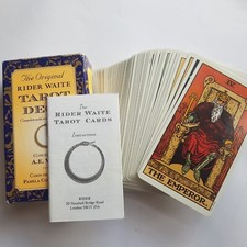 Tarot Card Deck Rider Waite vintage 1999 instruction fortune telling mystic