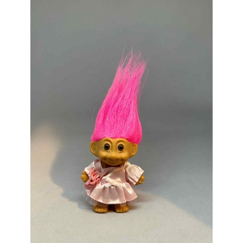 Troll doll russ pink hair - troll,
