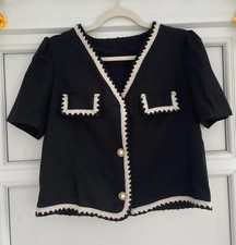 Shein Black & Cream Short