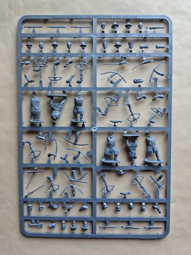 Medieval crossbowmen archers - &,