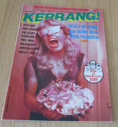 Vintage kerrang magazine 83 - vintage, kerrang!