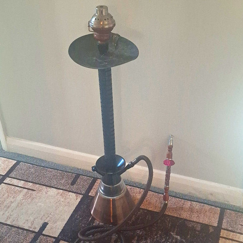 Metal shisha hookah pipe - metal, set