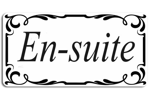 Self adhesive suite toilet - self, en-suite