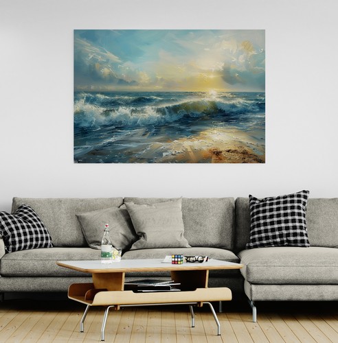 Beach wave sunset seascape - wave,