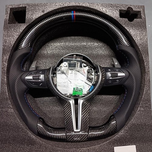 Carbon fiber flat steering - carbon,