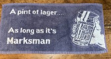 Vintage Marksman Larger beer Towel / Cloth