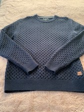 Next Men's Navy Blue Jumper Pullover Size M Long Sleeved
