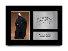 Alan Rickman Signed Severus