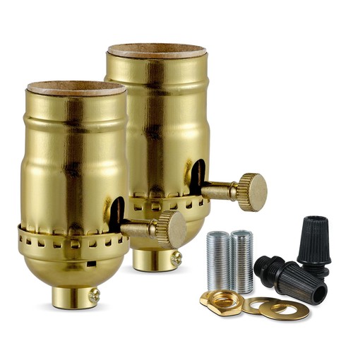 Way lamp socket with - lamp,