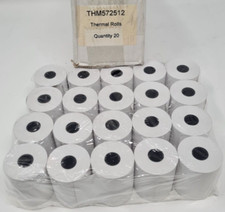 20x Thermal Credit Card PDQ machine rolls 572512 THM572512 57mm x 46m
