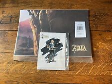 Legend of Zelda Breath of the Wild Promotional Poster MIB 35x16” And Postcards