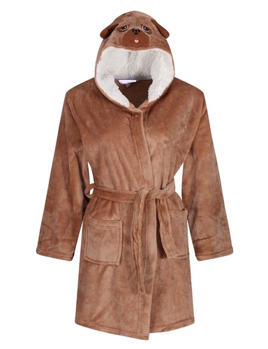Girls dressing gown puppy dog - dressing,