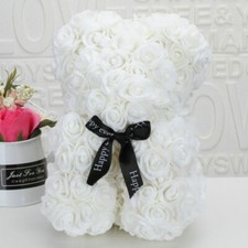 25cm artificial teddy rose - artificial,